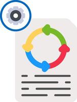 Agile Principles Flat Icon vector