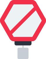 Do Not Enter Flat Icon vector