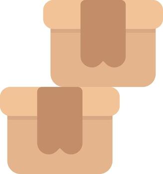 Boxes Flat Icon vector