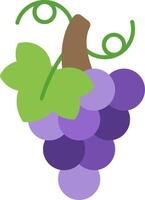 Grape Flat Icon vector