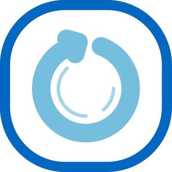 actualizar icono plano vector