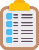 To Do List Flat Icon vector
