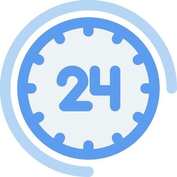 Clock Flat Icon vector