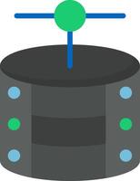Data Flat Icon vector
