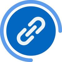 Link Alt Flat Icon vector