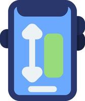 Apps Sort Flat Icon vector