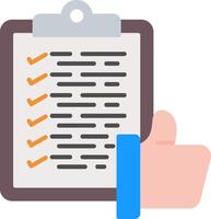 Backlog Grooming Flat Icon vector