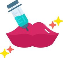 Botox Flat Icon vector