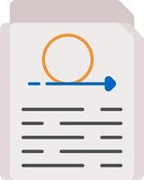 Sprint Backlog Flat Icon vector