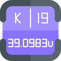 Potassium Periodic Table Element vector
