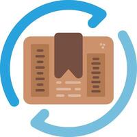 Recycled Material Flat Icon vector