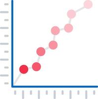 Velocity Chart Flat Icon vector