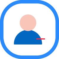 Unfollow Flat Icon vector