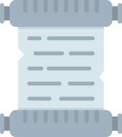 Scroll Flat Icon vector