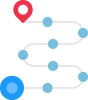 Agile Roadmap Flat Icon vector