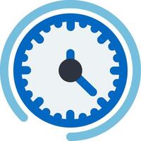 Clock Flat Icon vector