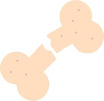 Fracture Flat Icon vector