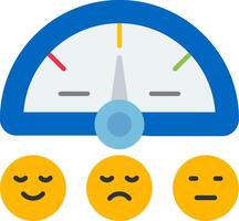 Satisfaction Survey Flat Icon vector