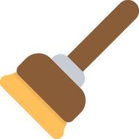 Broom Flat Icon vector