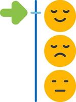 Emoji Feedback Flat Icon vector