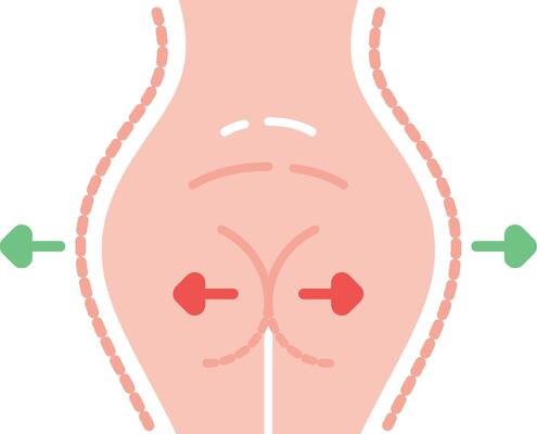 Inlargment Surgery Flat Icon