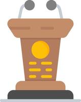 Lecture Podium Flat Icon vector