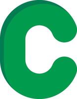 Small c Icon vector