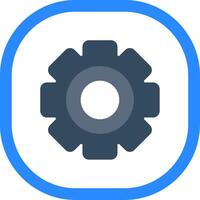 Settings Flat Icon vector