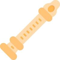 Flute Flat Icon vector