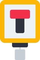Dead End Flat Icon vector