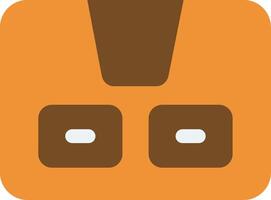Delivery Box Flat Icon vector