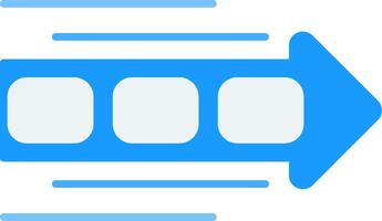 Agile Release Train Flat Icon vector