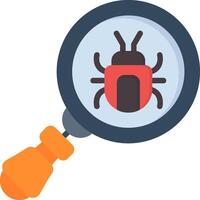 Bug Flat Icon vector