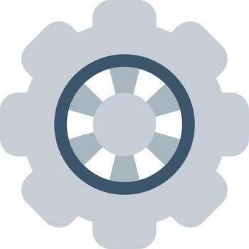 Setting Flat Icon vector