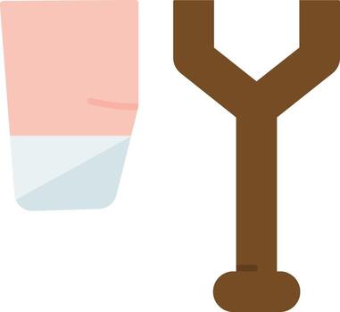 Amputation Flat Icon vector