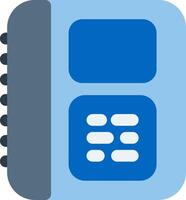 Notebook Flat Icon vector