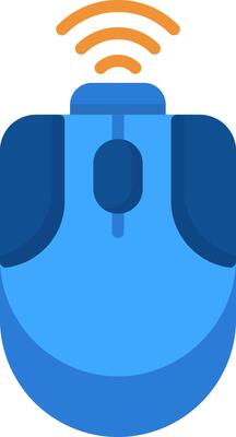 Wireless Mouse Flat Icon