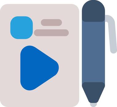 editar icono plano vector