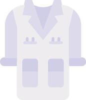 Lab Coat Flat Icon vector