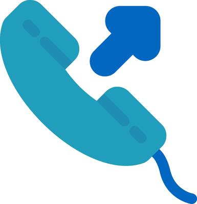 Outgoing Call Flat Icon