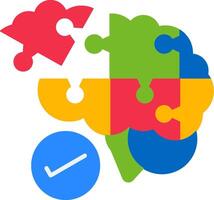 Coping Strategies Flat Icon vector