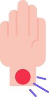 Carpal Tunnel Syndrome Flat Icon vector