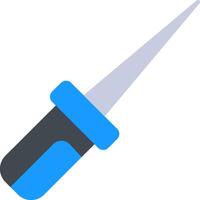 Center Punch Flat Icon vector