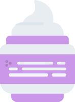 Hair Mask Flat Icon vector