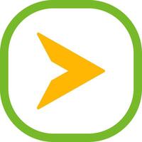 Message Flat Icon vector