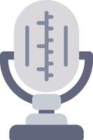Microphone Flat Icon vector