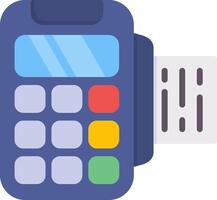 Pos Flat Icon vector