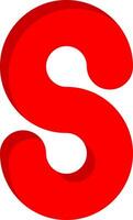 Small s Icon vector