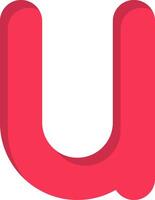 Small u Icon vector