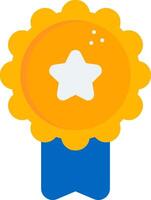 Star Badge Flat Icon vector
